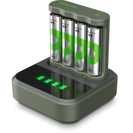 GP - ReCyko Everyday Battery Charger, B441 (USB) Dock D451, incl. 4 x AA 2100 mAh Batteries