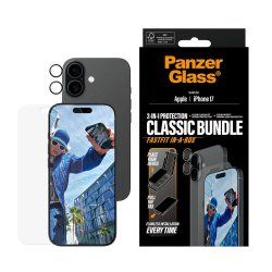 PanzerGlass - 2-in-1 Classic Bundle - iPhone 17 - w. FASTFIT IN-A-BOX