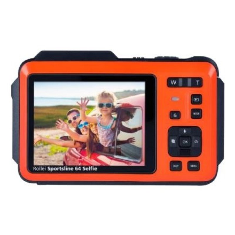 Rollei Sportsline 64 Selfie Compact camera 64 MP CMOS 9216 x 6912 pixels Orange
