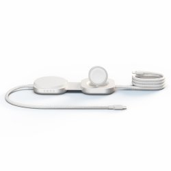 Zens Charging Cable USB C-C Pro 3 - White Kabelloses Ladegerät - 140 Watt - 3 Ausgabeanschlussstellen (24 pin USB-C,