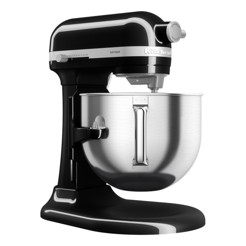 KitchenAid 5KSM70SHXEOB Robot mixer 375 W Noir, Gris, Acier inoxydable