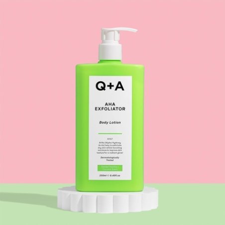 Qa AHA Exfoliator Body Lotion Exfoliating Smoothing Moisturiser 250ml