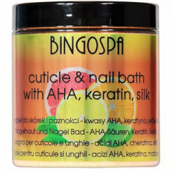 Bingospa Bath For Cuticles And Nails With Aha Acids, Keratin And Silk Proteins