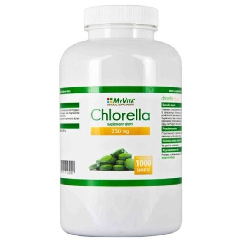 Chlorella Vulgaris High Quality Protein 250mg 1000 Tablets