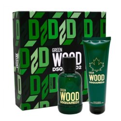 Dsquared2 Green Wood 100ml Eau de Toilette & 150ml Shower Gel