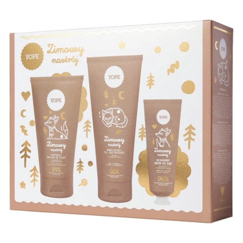 Yope Winter Mood Shower Gel 200ml Body Balm 150ml Hand Cream 50ml