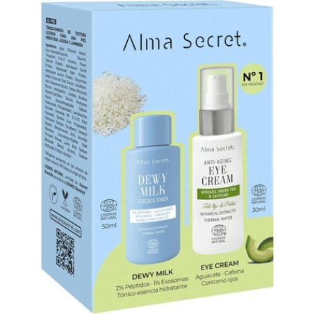 Alma Secret Eye Contour Chest and Mini Dewy Milk Facial