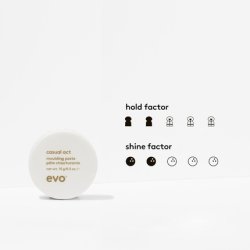 Evo Casual Act Moulding Whip Light Hold Styling Paste for All Hair Types 15g