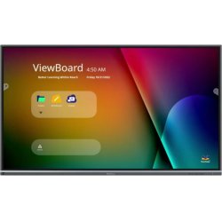 Viewsonic IFP8650-5 tableau blanc interactif et accessoire 2,18 m (86") 3840 x 2160 pixels Écran tactile Noir HDMI