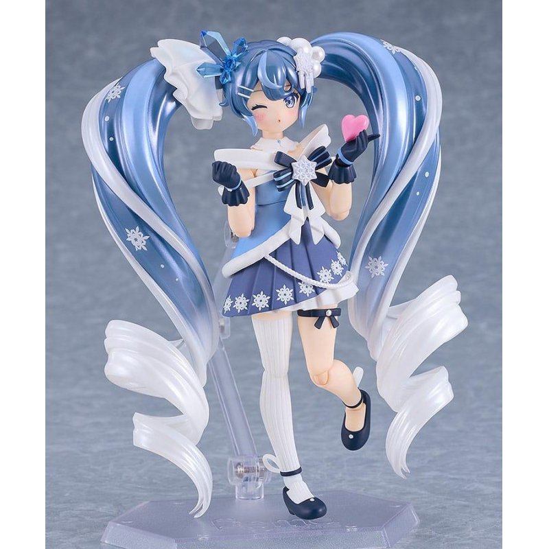 HATSUNE MIKU - Snow Miku Crystal Snow - Figurine Figma 13cm
