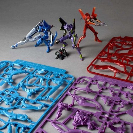 EVANGELION - Unit-01 / Unit-02 / Prototype-00 - Model Kit Artpla 12cm