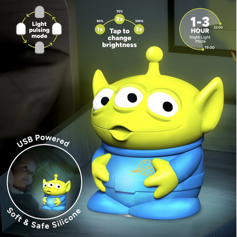 TOY STORY - Alien - Lampe Décorative 'SquishyGlo' Rechargeable