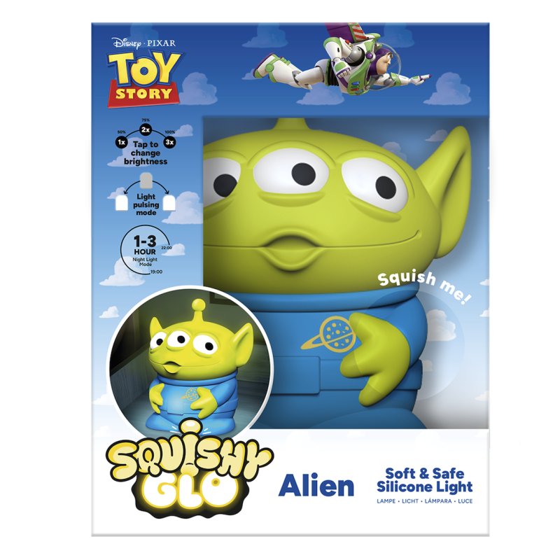 TOY STORY - Alien - Lampe Décorative 'SquishyGlo' Rechargeable