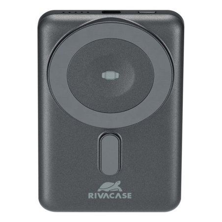 Rivacase VA2607 power bank Lithium Polymer (LiPo) 5000 mAh Wireless charging Black, Grey