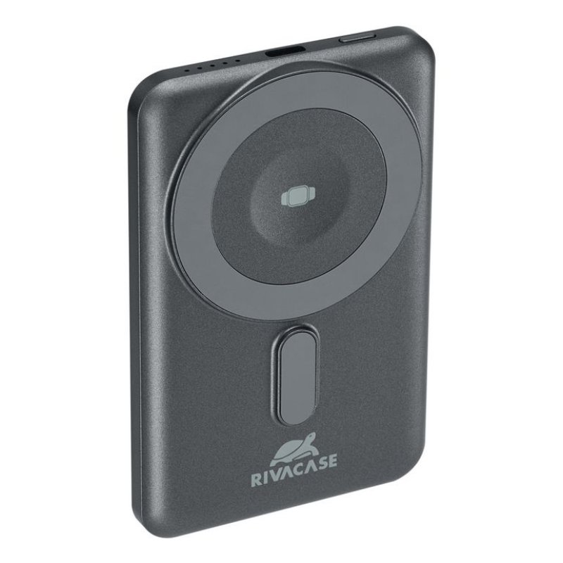 Rivacase VA2607 power bank Lithium Polymer (LiPo) 5000 mAh Wireless charging Black, Grey