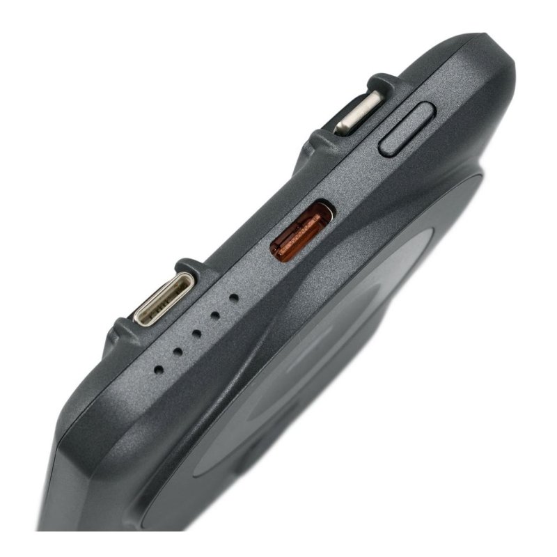 Rivacase VA2607 power bank Lithium Polymer (LiPo) 5000 mAh Wireless charging Black, Grey