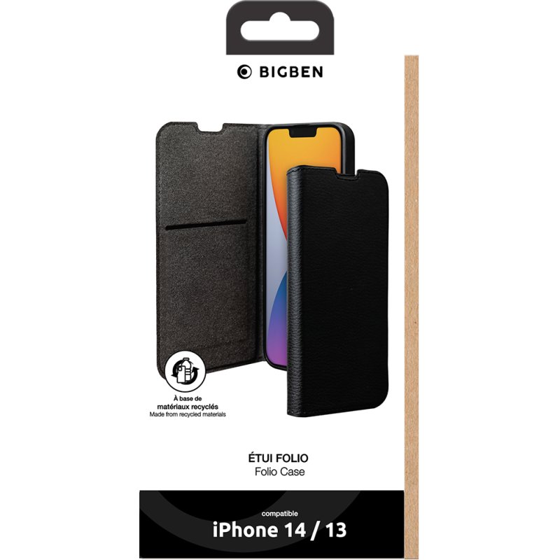 Bigben Connected FOLIOIP14B coque de protection pour téléphones portables Noir
