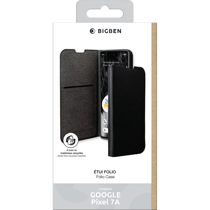 Bigben Connected FOLIOPIXEL7A coque de protection pour téléphones portables Noir