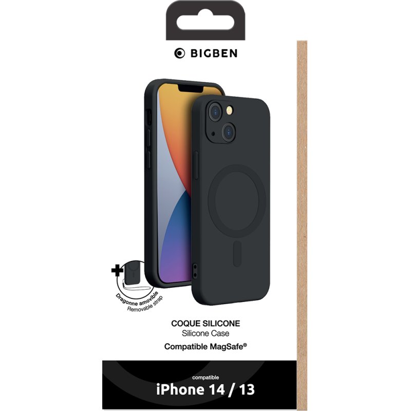 Bigben Connected COVMAGIP14BL mobile phone case Cover Black