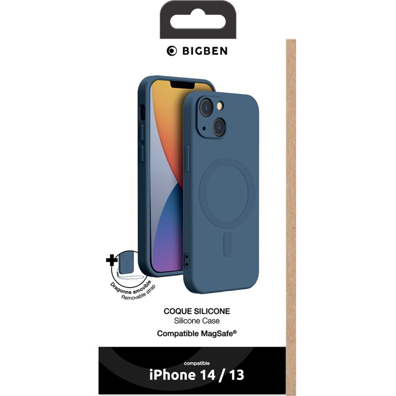 Bigben Connected COVMAGIP14B coque de protection pour téléphones portables Housse Bleu