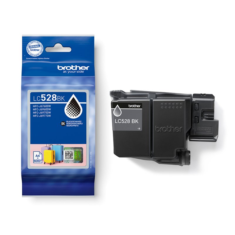 Brother LC528BK ink cartridge 1 pc(s) Original Black