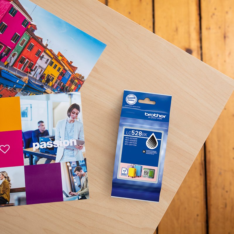 Brother LC528BK cartouche d'encre 1 pièce(s) Original Noir