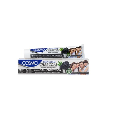 Cosmo Deep Clean Charcoal Herbal Toothpaste 100g