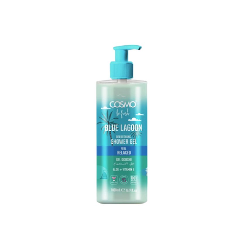 Cosmo Be Fresh Blue Lagoon Shower Gel 1000ml