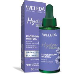 STOCKICX2 - Weleda Hydra Shine Hair Oil with Argan Oil for Hydration and Ultimate Shine