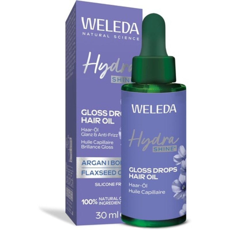 Weleda Hydra Shine Hair Oil with Argan Oil for Hydration and Ultimate Shine