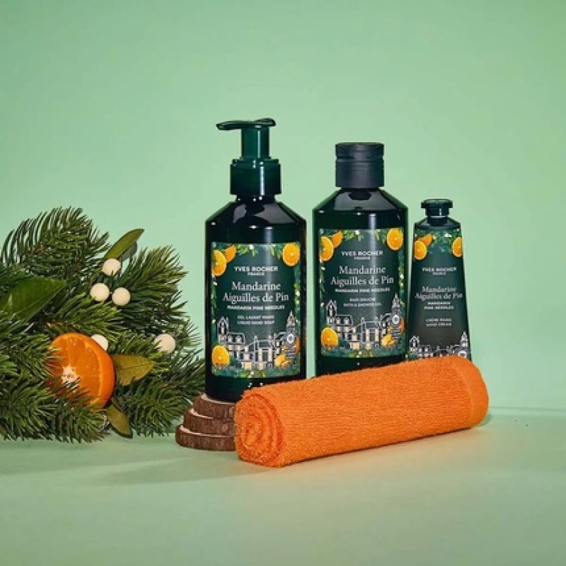 Yves Rocher Forest Mandarin Pine Needles Hand Wash Gel Limited Edition