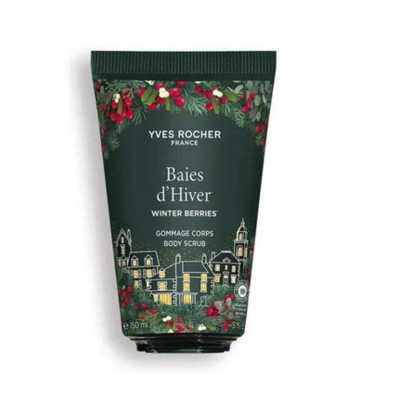 Yves Rocher Winter Berries Shower and Body Scrub Gel Limited Edition
