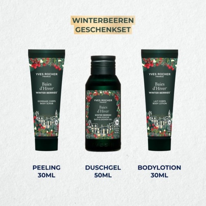 Yves Rocher Limited Edition Mini Gift Set for Women Body Lotion 30ml