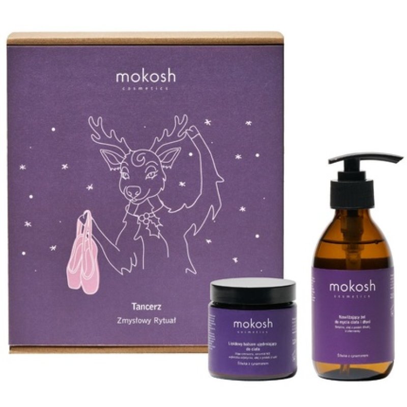 Mokosh Sensual Dancer Moisturizing Body And Hand Wash Gel 200ml Firming Lipid Balm 120ml