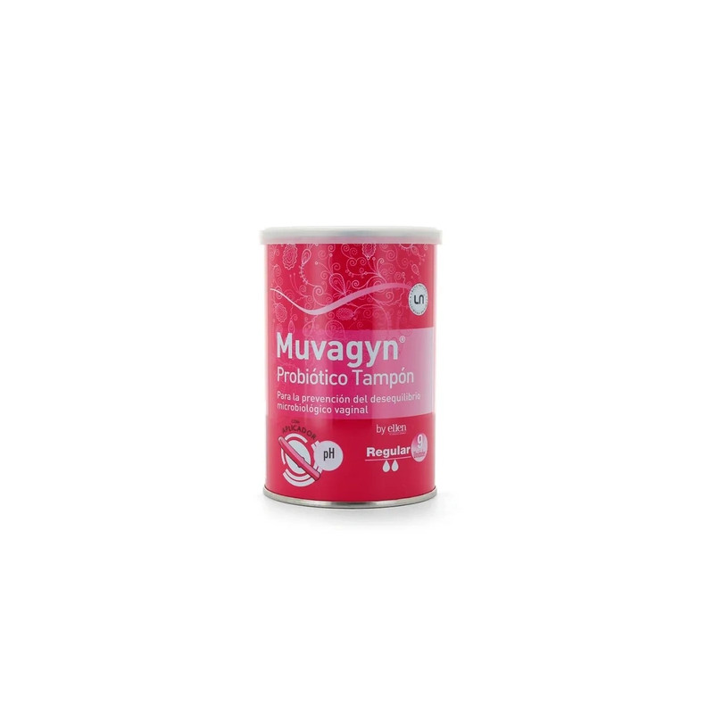 Muvagyn Probiotic Tampon Regular 9 Units