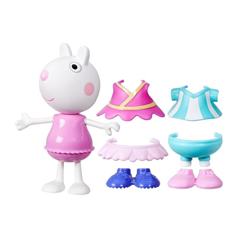Peppa Pig - Peppa & Friends Dress Up 15 cm - Suzy Sheep