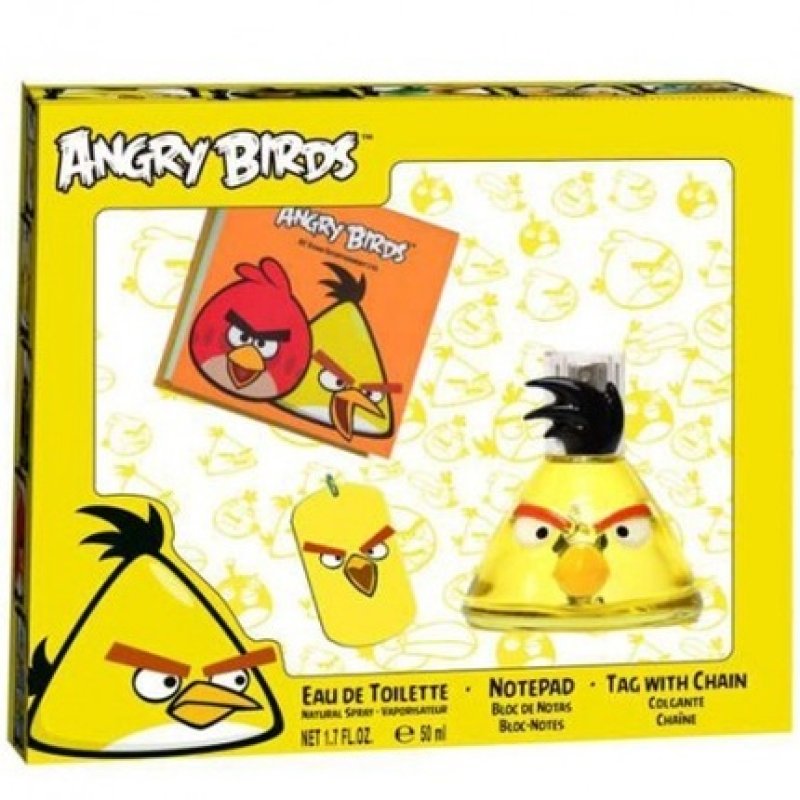 Angry Birds Yellow Eau De Toilette Spray 50ml - Pack of 3