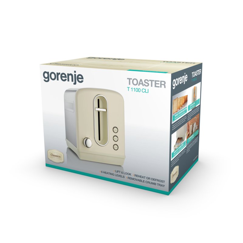 Gorenje T1100CLI 6 2 part(s) 1100 W Champagne