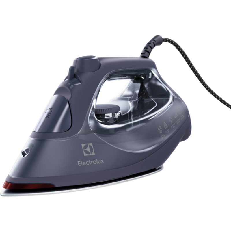 Electrolux E6SI1-4MN Fer à repasser à sec ou à vapeur Semelle Glissium 2500 W Marine