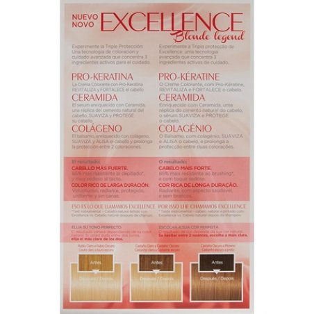 L'Oreal Paris Excellence Creme Hair Dye 01s 9.32 with Triple Protection