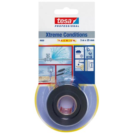 TESA 04600-00001-00 bande scellante Noir 3 m