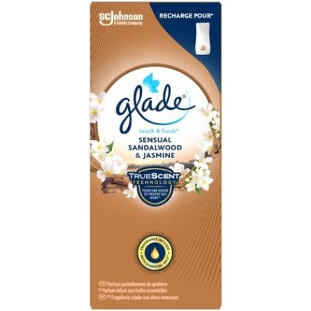 Glade Touch & Fresh Recharge Sensual Sandalwood & Jasmine Infused with Oils