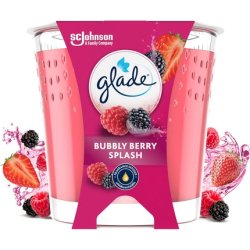 Glade Scented Candle Bubbly Berry Splash Fragrance Infused with Oils