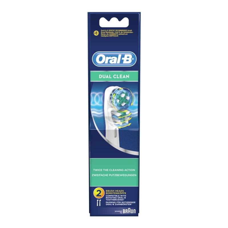 Oral-B Dual Clean EB4172NI toothbrush head 1 pc(s) White