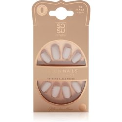 SOSU Cosmetics Salon Nails Marshmallow Artificial Nails - 30 pcs