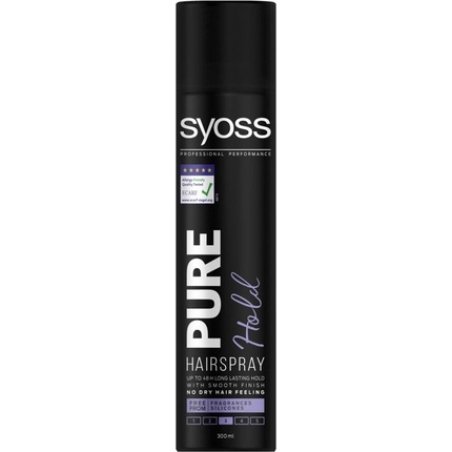 Syoss Pure Hold Hair Spray - 300 Ml