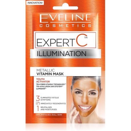 Eveline Cosmetics Expert C Illumination Metallic Vitamin Face Mask
