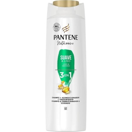 Pantene Pro-V Smooth & Straight Shampoo, Conditioner & Treatment 3-in-1