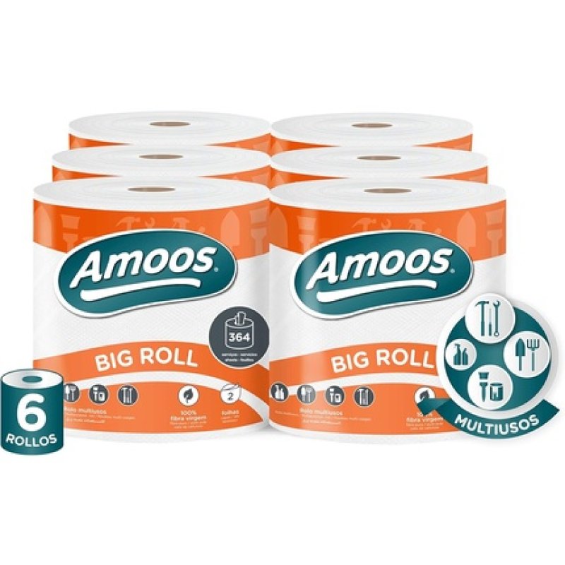 Amoos Multi-Purpose Roll Big Roll 2 Layers 4570g