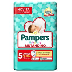 Pampers Baby Dry Multi Pack Of 13 New Junior Size 5 Diapers